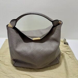 Gray Leather Women's Bag
